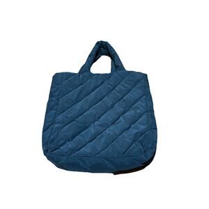 Urban Expression Medium Sized quilted Puff tote bag Black OK-0973628